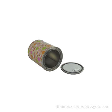 herbal tea tin, rooibos tea caddy, tin tea chest